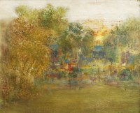 Lot 1072 - Richard Eurich RA (1903-1992)
'SUNSET STUDY'
Signed and dated '60 l.r.
