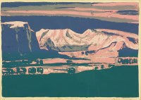 Lot 1221 - Sylvia Molloy (1914-2008)
'NORTHERN LANDSCAPE'
Screenprint