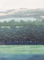 Lot 1224 - Tony Yates (20th century)
'TILLINGTON CRICKET GREEN'
Signed l.r.