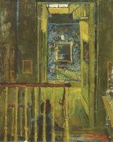 Lot 1229 - Anne le Clerc Fowle (20th century)
THE STAIRWAY
Signed l.r.