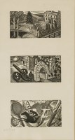 Lot 1051 - After Eric Ravilious (1903-1942)
THREE VIGNETTES FOR 'THRICE WELCOME'