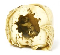 Lot 118A - A Japanese okimono