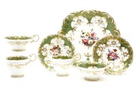 Lot 229 - A 19th century Coalport duo tea service