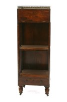 Lot 355 - An early 19th century Empire style rosewood whatnot