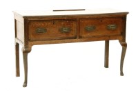 Lot 349 - A George III oak dresser base