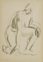 Lot 1316 - Iain MacNab (1890-1967)
CROUCHING FIGURE
Signed l.l.