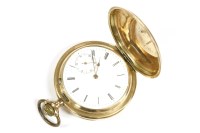 Lot 47 - A German gold Hunter pocket watch
