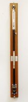 Lot 266 - A black lacquered barometer