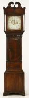 Lot 326 - A 19th century provisional eight day oak long cased clock