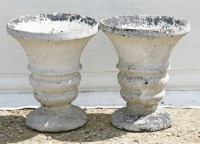 Lot 480 - Pair Art Deco styled urns