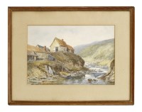 Lot 324 - Henry John Sylvester Stannard (1870-1951)
A COASTAL COTTAGE
Signed l.l.