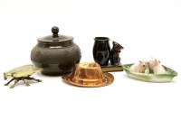 Lot 164 - A collection of various ceramic and other matchstrikers