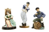 Lot 287A - Three Royal Doulton figures