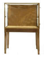 Lot 475 - An Art Deco walnut display cabinet