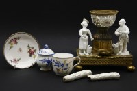 Lot 130 - A French gilt bronze desk stand