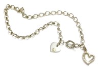 Lot 50 - A Links of London sterling silver oval link chain necklace