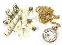 Lot 53 - A gold filled Hamilton open faced pocket watch