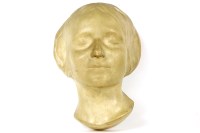 Lot 141 - A plaster female death mask