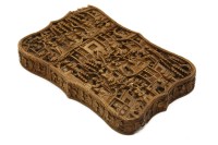 Lot 74 - A 19th century Cantonese sandlewood card case