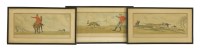 Lot 289 - Edward Frank Gillett 1874-1927
Three pencil signed 
Hare Coursing prints