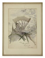 Lot 294 - Malaysian School 1947
A YOUNG RICKSHAW DRIVER
watercolour and ink