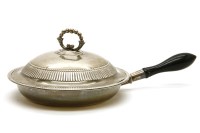 Lot 98 - An early 20th century silver chaffing dish