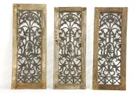 Lot 404 - Three cast iron window grills