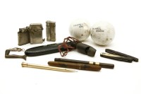 Lot 55 - A collection of pens and lighters