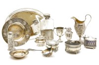 Lot 107 - A collection of silver items
