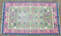 Lot 523 - A hand knotted Kilim rug