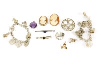 Lot 75 - A silver Celtic brooch by Ola Gorie