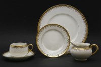 Lot 428 - A Limoges porcelain dinner service