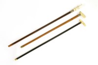 Lot 420 - Three walking sticks