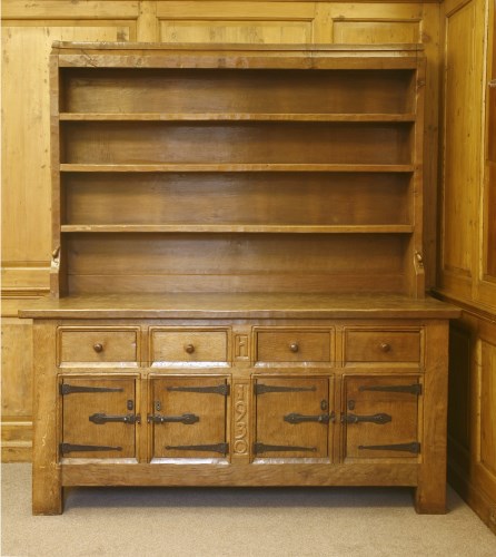 Lot 202 - A Robert 'Mouseman' Thompson oak dresser