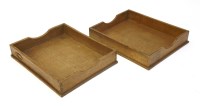 Lot 178 - A Robert 'Mouseman' Thompson oak paper tray