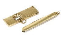 Lot 36 - An American gold Schrade Walden NY USA penknife