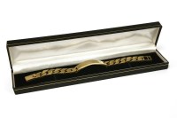 Lot 126 - A 9ct gold gentlemen's identity bracelet
