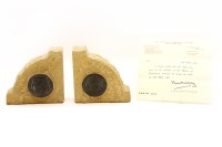 Lot 234 - A pair of book ends