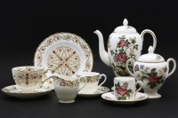 Lot 369 - A Tuscan china part-tea service