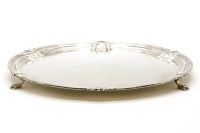 Lot 227 - A silver salver