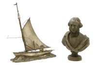 Lot 347 - A metal centrepiece