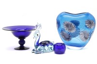Lot 395 - A large Murano style glass vase