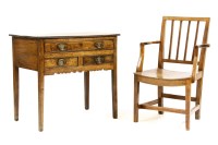 Lot 528 - An 18th century oak lowboy