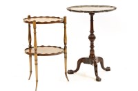 Lot 508 - A Chippendale design mahogany wine table