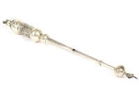 Lot 67 - A Russian silver torah pointer