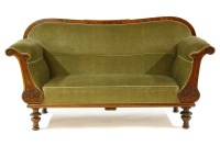 Lot 417 - A Victorian mahogany settee