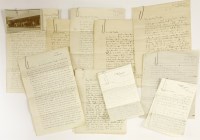 Lot 115 - Seventeen letters