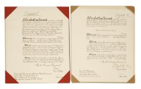 Lot 87 - Queen Elizabeth II: Seven SIGNED Awards & Appointments  all given to Reginald Louis Secondé KCMG CVO (28 July 1922 - 26 October 2017). TWO for: The Most Distinguished Order of Saint Michael and Saint