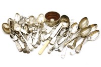 Lot 117 - Eight various George III and later silver table spoons