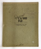 Lot 368 - Joan Warburton (1920-1996)
A SKETCHBOOK CONTAINING FIVE PASTELS AND ONE PEN AND INK DRAWING 
Three signed with initials and dated 1959
50 x 40cm

*Artist's Resale Right may apply to this lot.